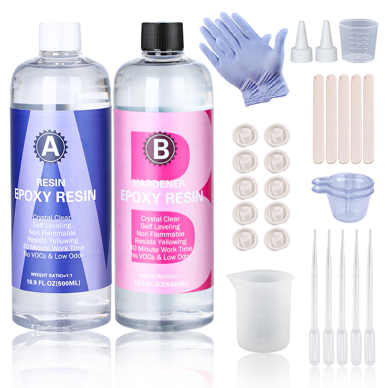 Resin Art Ratio - Kit de resina epóxi cristalina, fácil