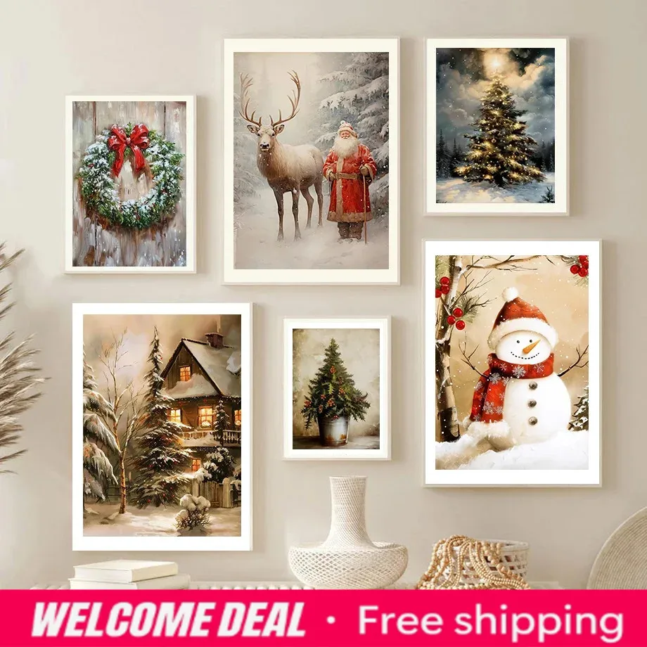 Resin Art Home Decor - Decoração de Natal, Presente de Natal,