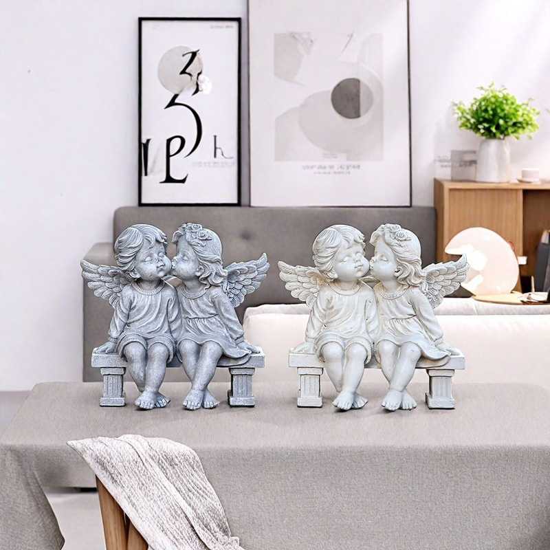 Resin Art Table - Esculturas e Estatuetas de Anjos em
