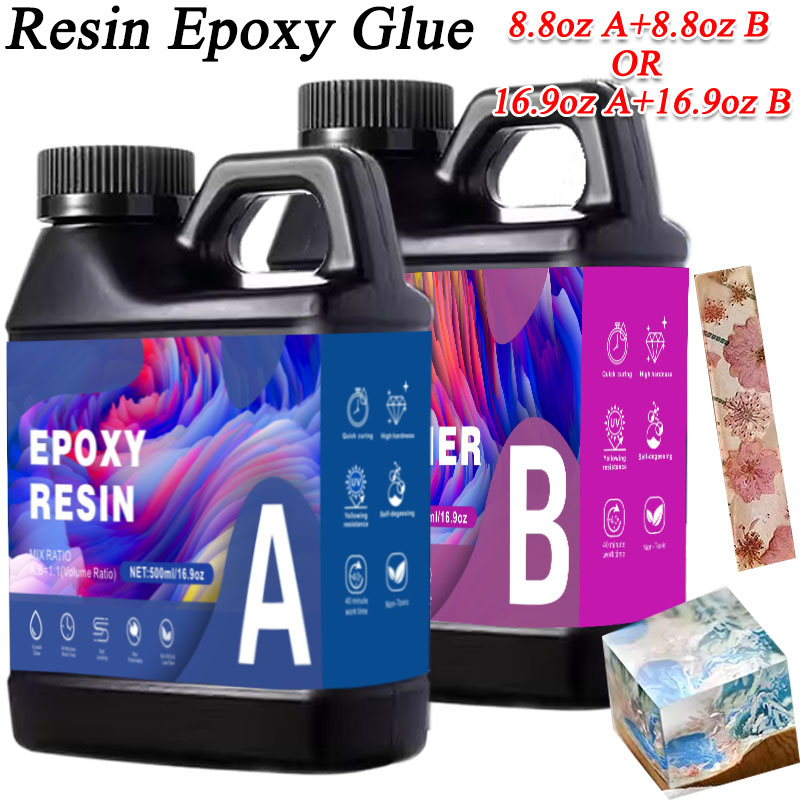 Resin Art Glue - Cola epóxi de resina ab de