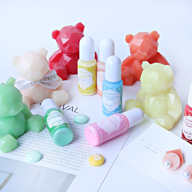 Resin Art Glue - Atacado: 18 pigmentos líquidos vibrantes para