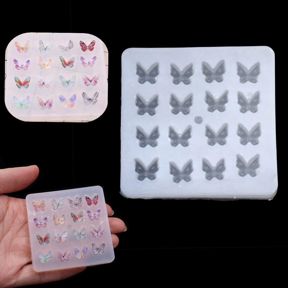 Resin Art Glue - Forma de borboleta pequena resina cola
