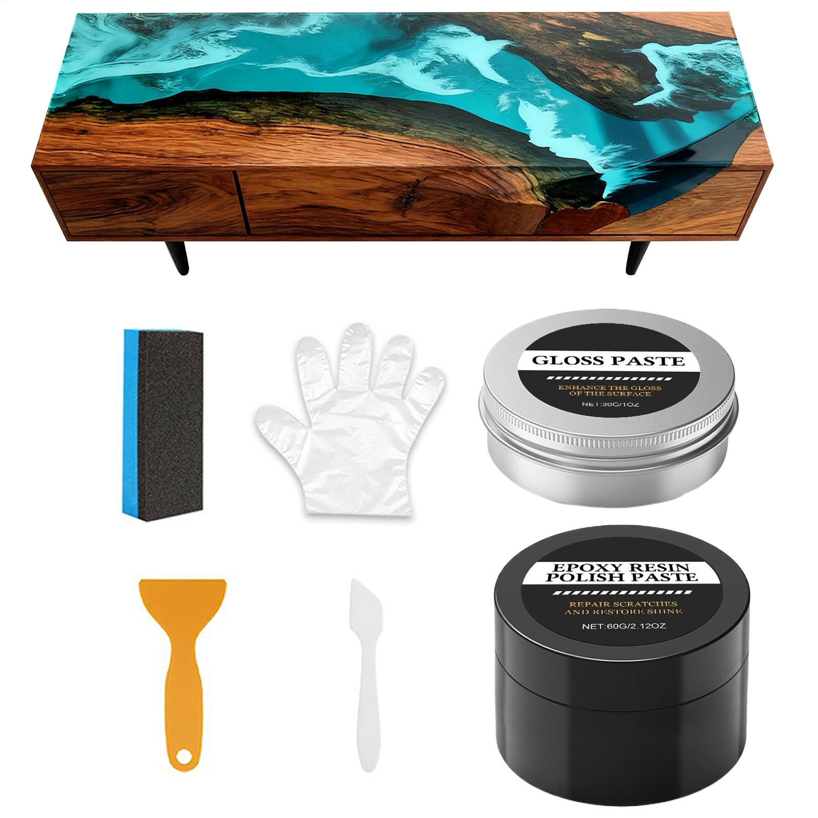 Resin Art Table - Kit de polimento de resina epóxi