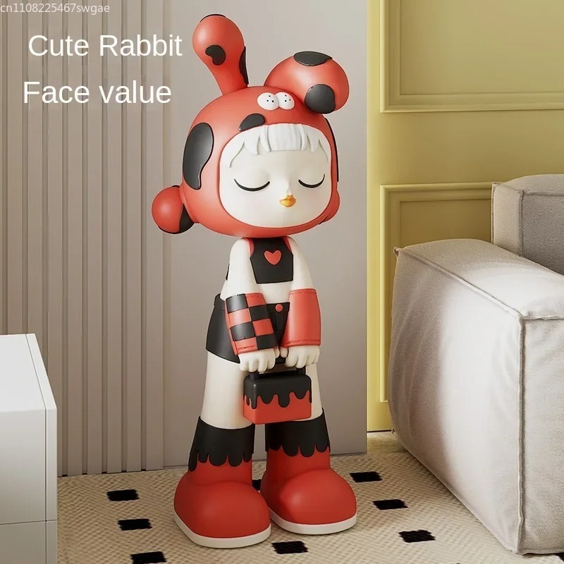 Estátua de Menina em Estilo Ca - Resin Art Home Decor avaliação e preço