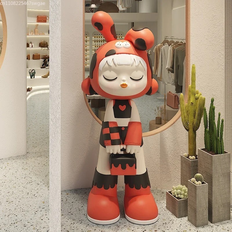 Estátua de Menina em Estilo Ca - Resin Art Home Decor avaliação e preço