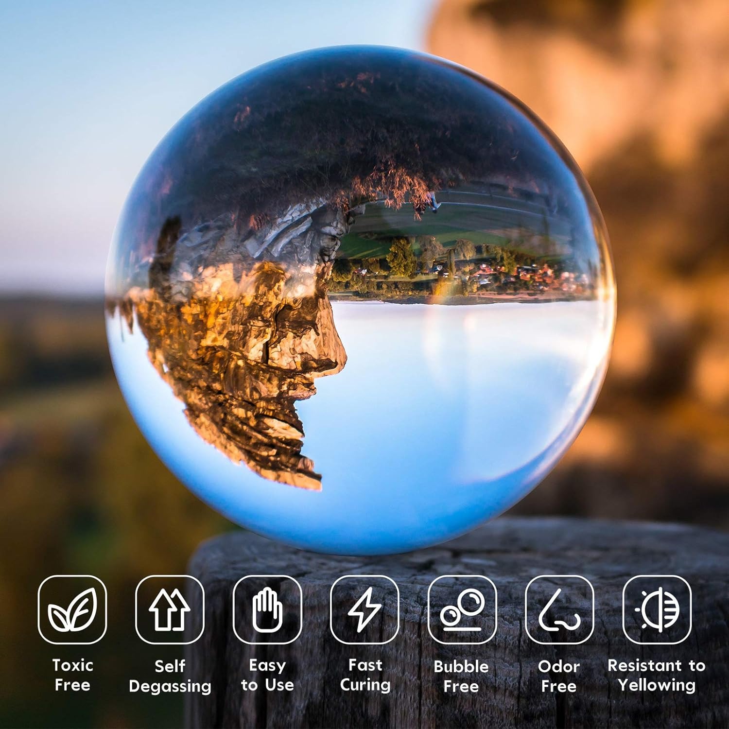 Atualizado Crystal Clear Resin - Resin Art Glue avaliação e preço