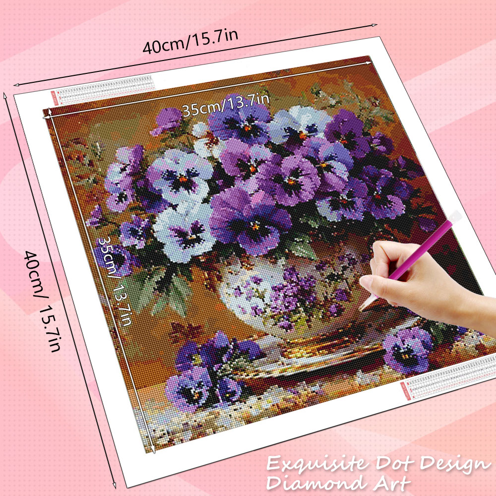 Huacan 5d diamante mosaico ros - Resin Art Of Rose avaliação e preço