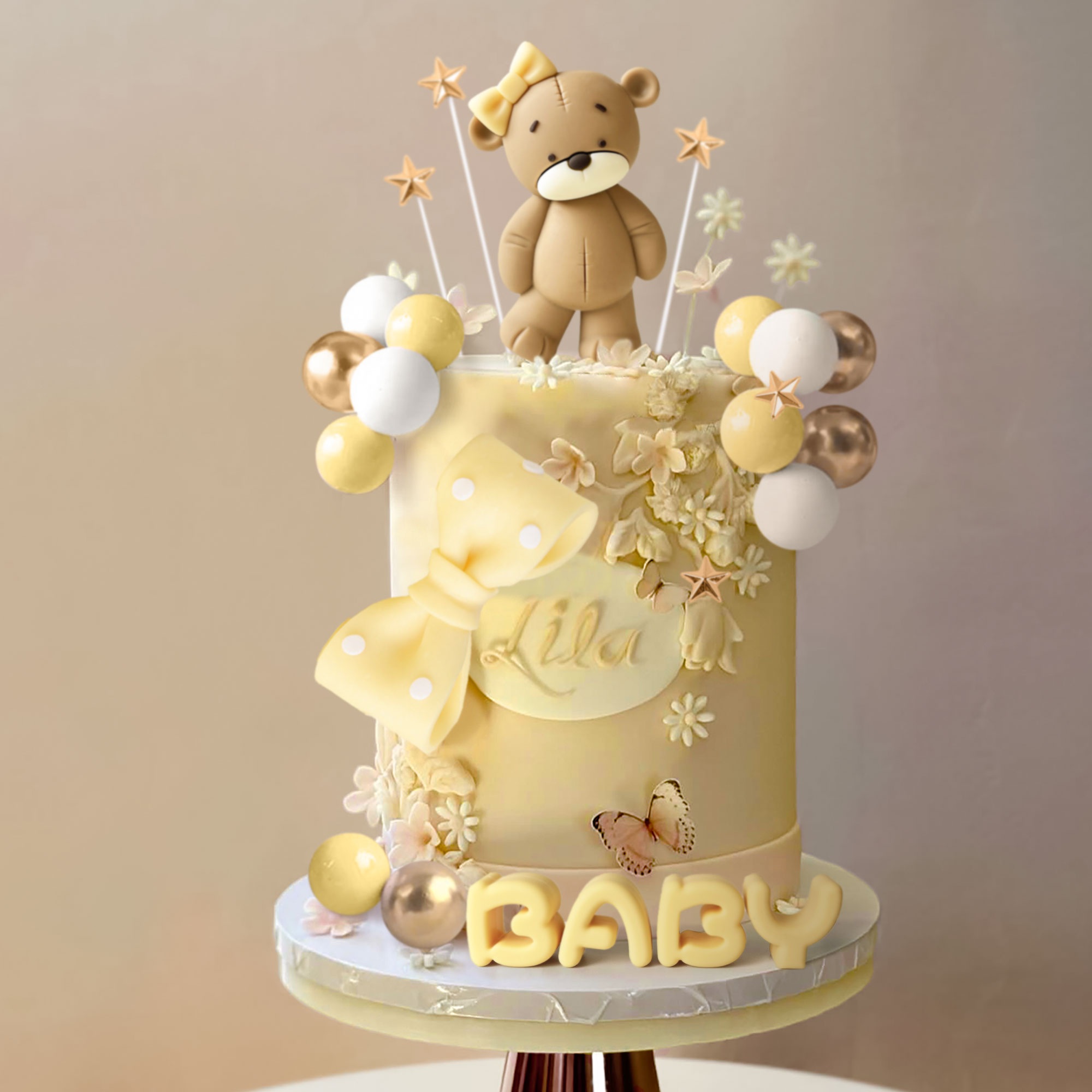 Laventy decoração de bolo de u - Resin Art Alphabet avaliação e preço