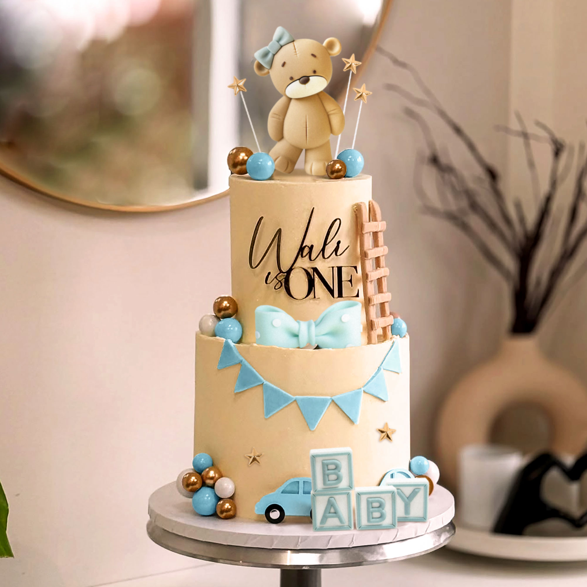 Laventy decoração de bolo de u - Resin Art Alphabet avaliação e preço