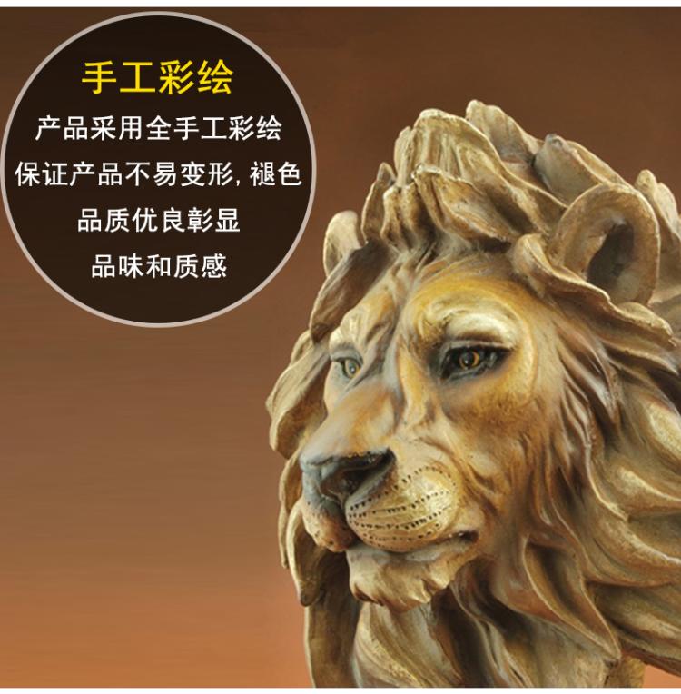 Estátua decorativa 3D de leão  - Resin Art Business avaliação e preço