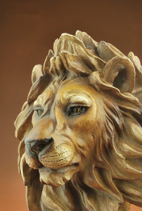 Estátua decorativa 3D de leão  - Resin Art Business avaliação e preço