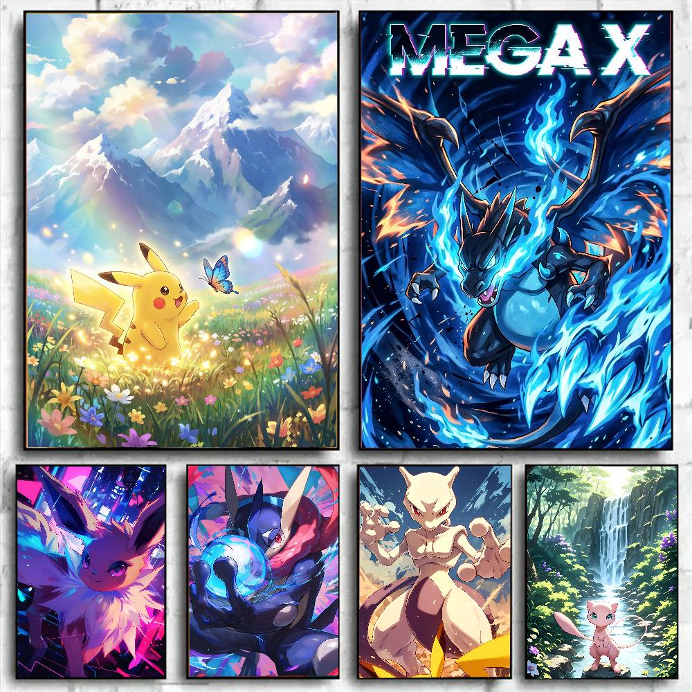 Pôster de Anime Pokémon Eevee, - Resin Art Home Decor avaliação e preço