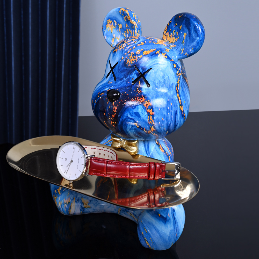 Estátuas e esculturas colorida - Resin Art Table avaliação e preço