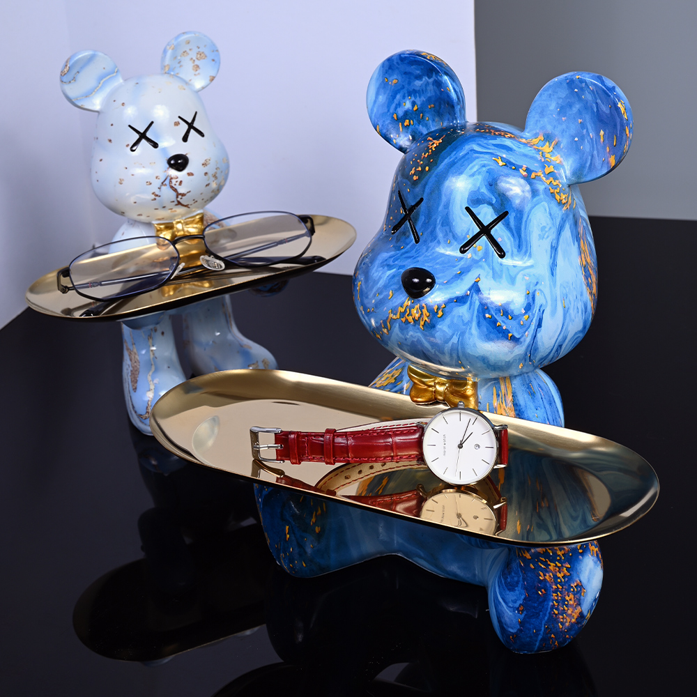 Estátuas e esculturas colorida - Resin Art Table avaliação e preço