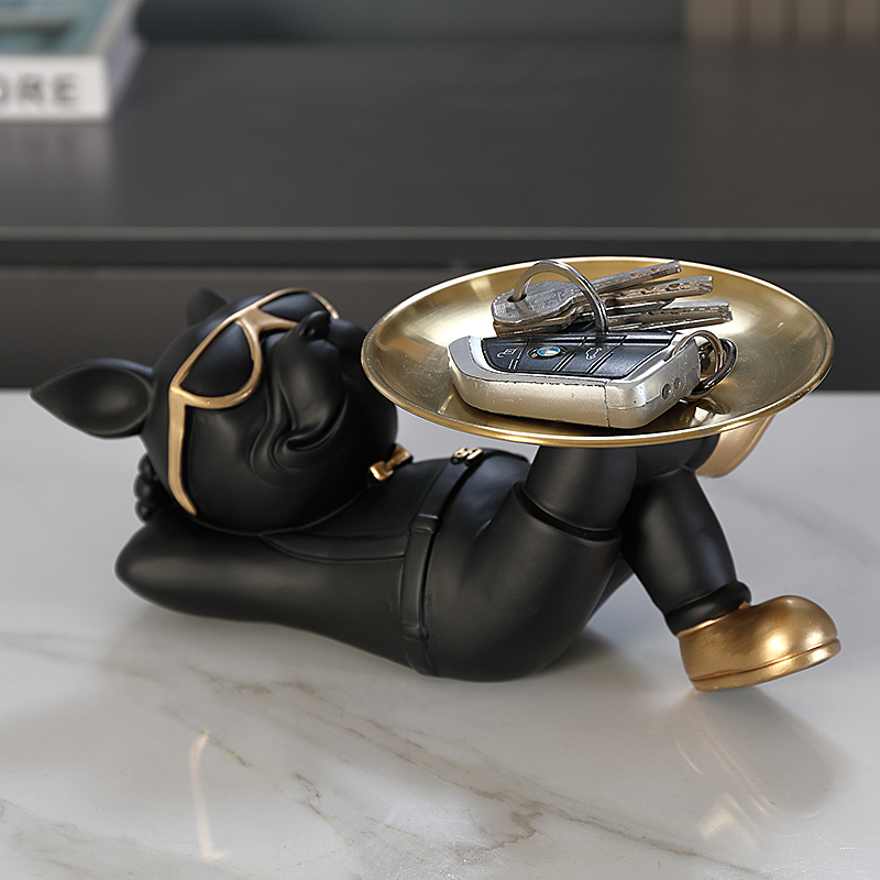 Estatueta de Bulldog Francês c - Resin Art Table avaliação e preço