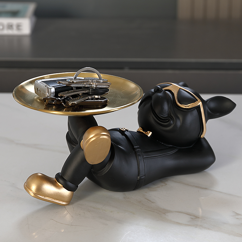 Estatueta de Bulldog Francês c - Resin Art Table avaliação e preço