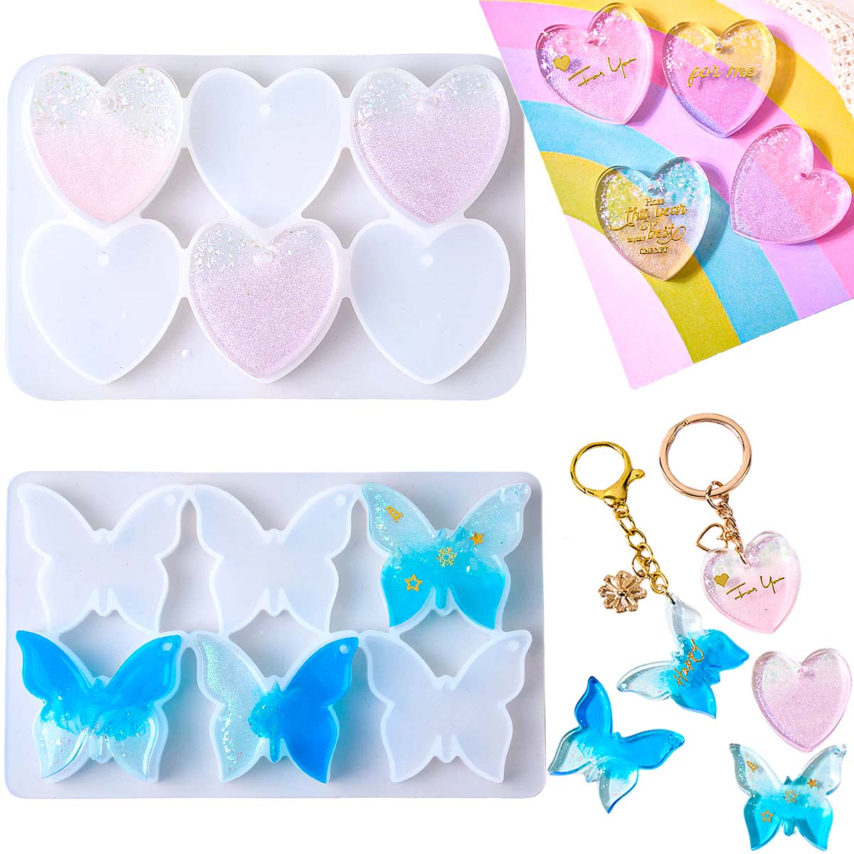 Molde de Silicone para Brincos - Resin Art Glue avaliação e preço