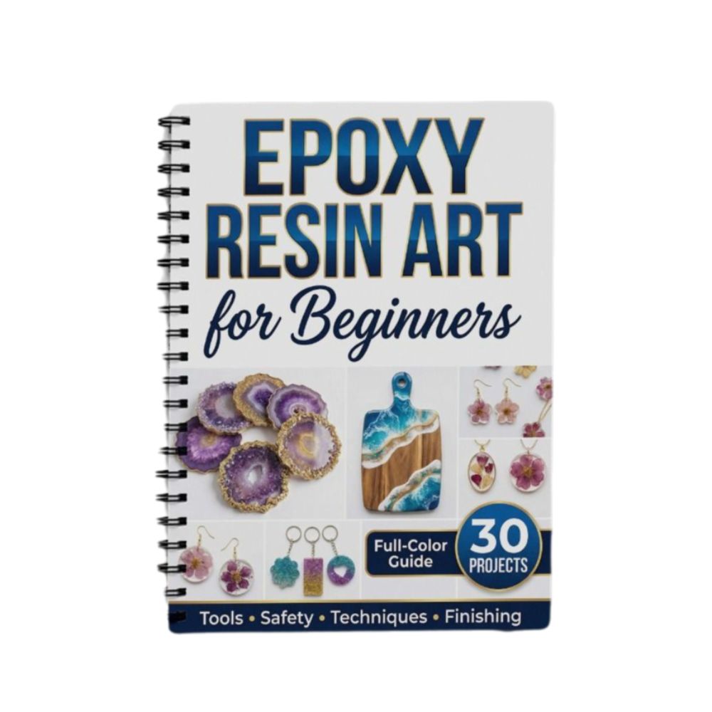 Manual de Arte em Resina Epóxi - Resin Art Book avaliação e preço