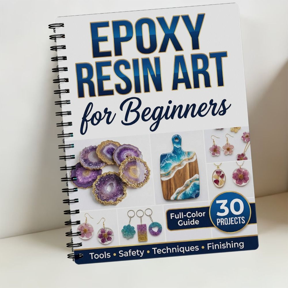 Manual de Arte em Resina Epóxi - Resin Art Book avaliação e preço