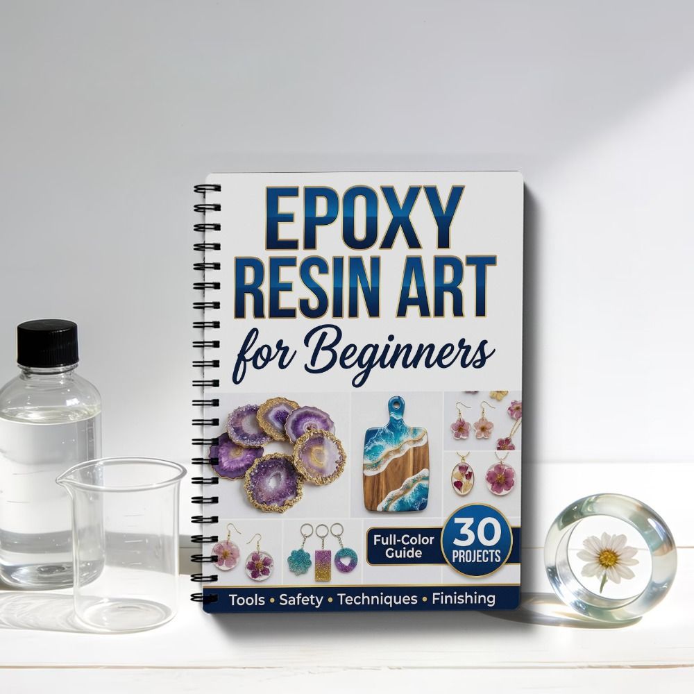 Manual de Arte em Resina Epóxi - Resin Art Book avaliação e preço