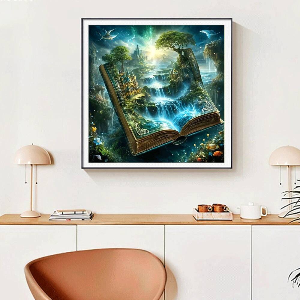 Disney-DIY 5D Pintura Diamante - Resin Art Book avaliação e preço