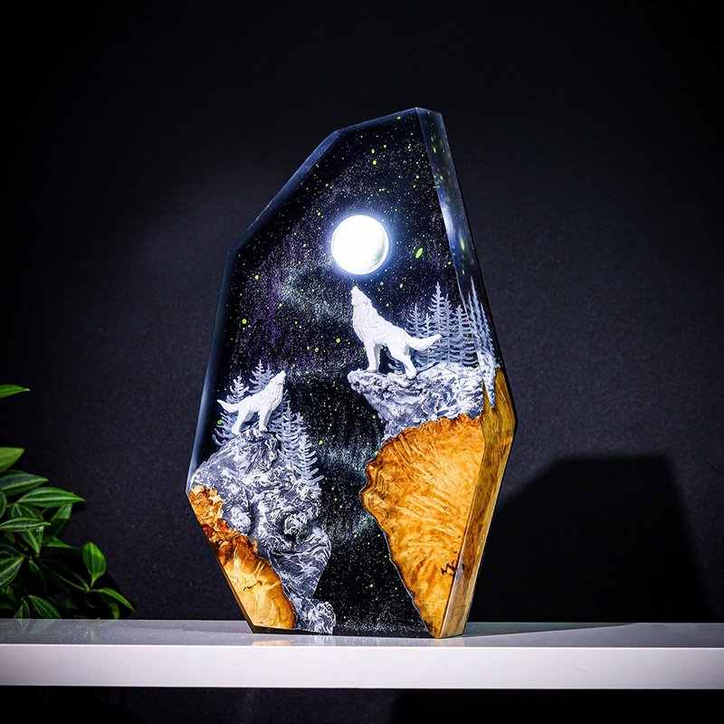 Luminária de Mesa de Resina co - Resin Art Table avaliação e preço