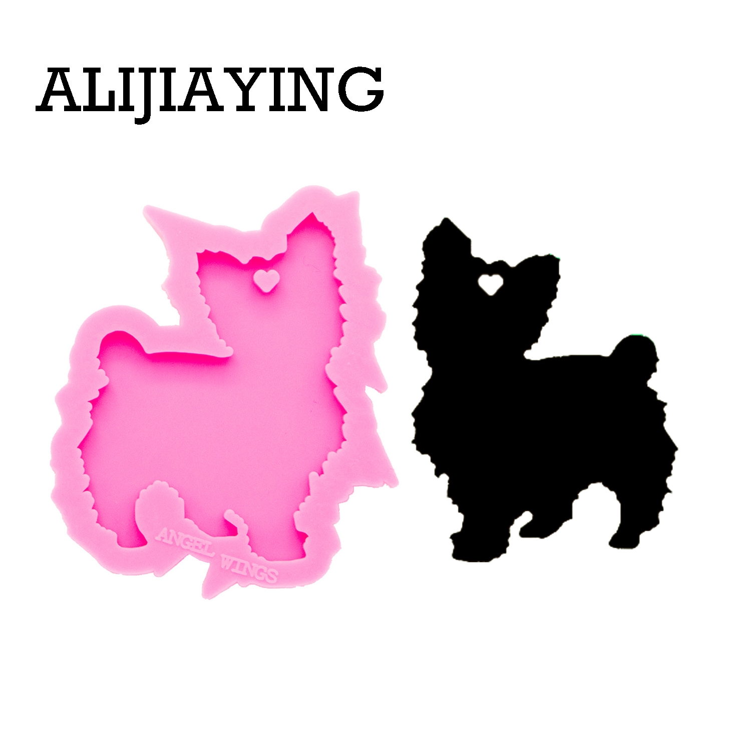 Dy0264-silicone molde com desi - Resin Art Keychain Design avaliação e preço