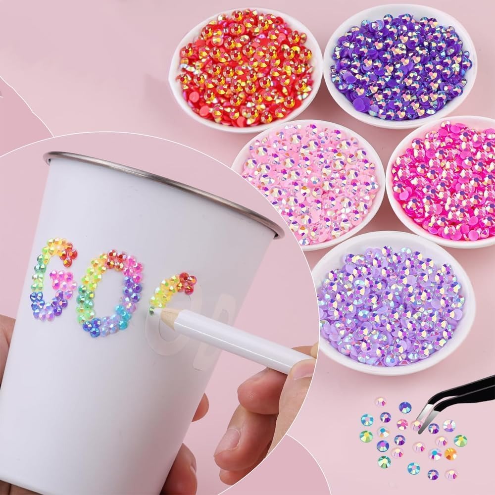 Kit de Strass de Resina em 40  - Resin Art Book avaliação e preço