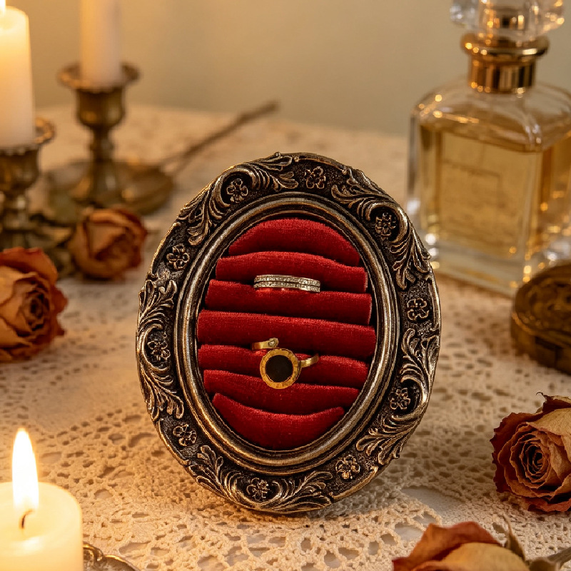 Suporte oval para guardar joia - Resin Art Table avaliação e preço