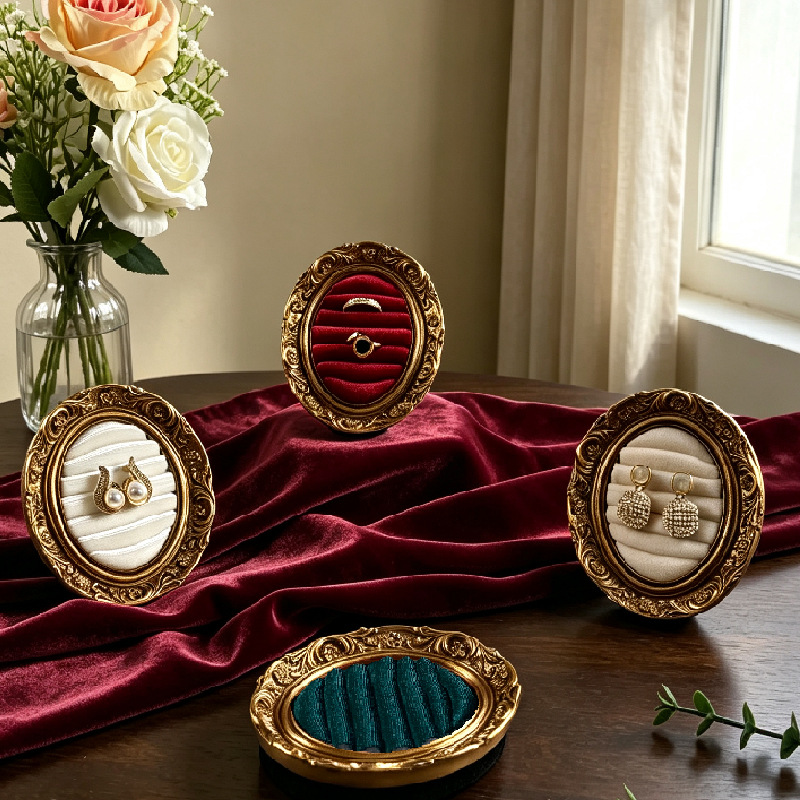 Suporte oval para guardar joia - Resin Art Table avaliação e preço