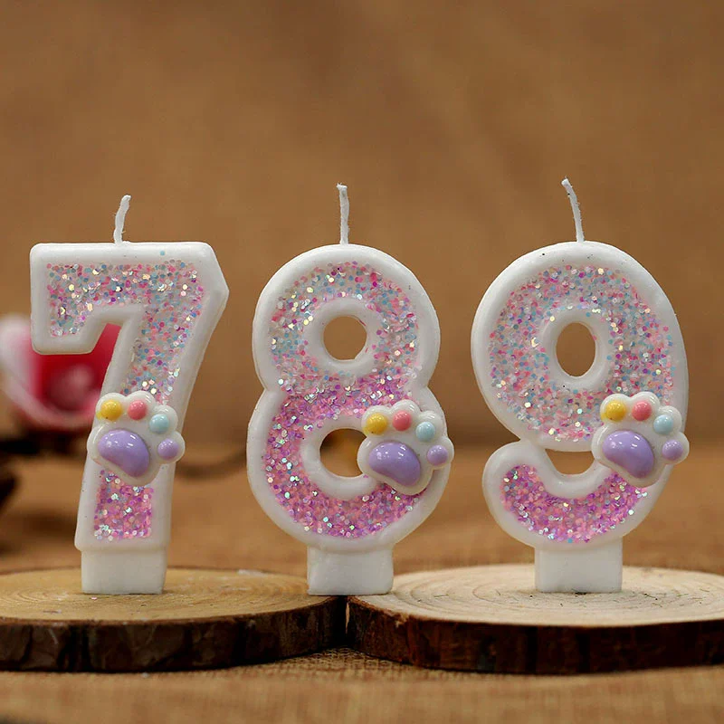 Criativo bonito gato pata bolo - Resin Art Alphabet avaliação e preço