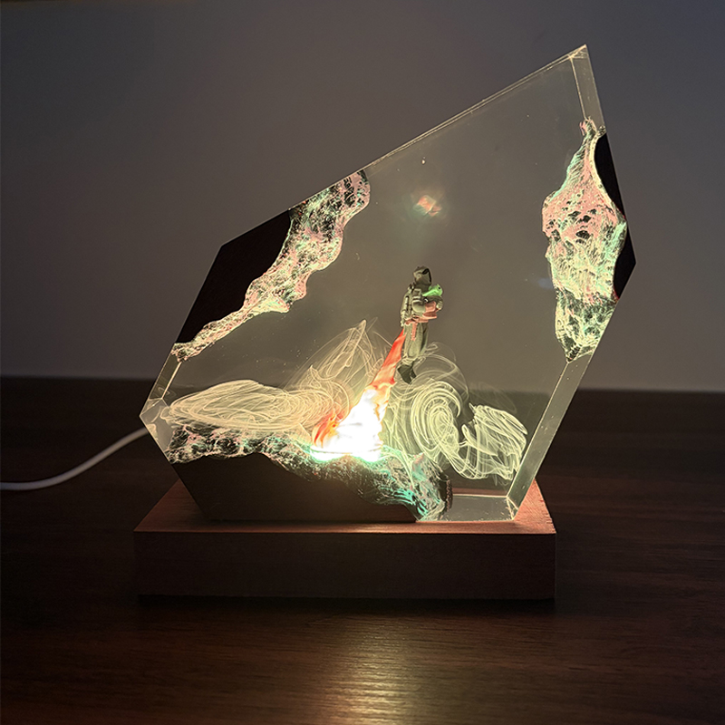 Luminária de Mesa de Resina co - Resin Art Table avaliação e preço