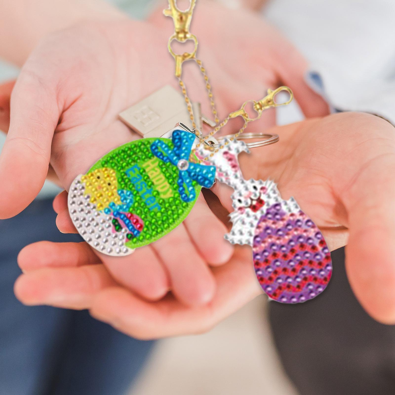 Chaveiro de Pintura em Diamant - Resin Art Keychain Design avaliação e preço