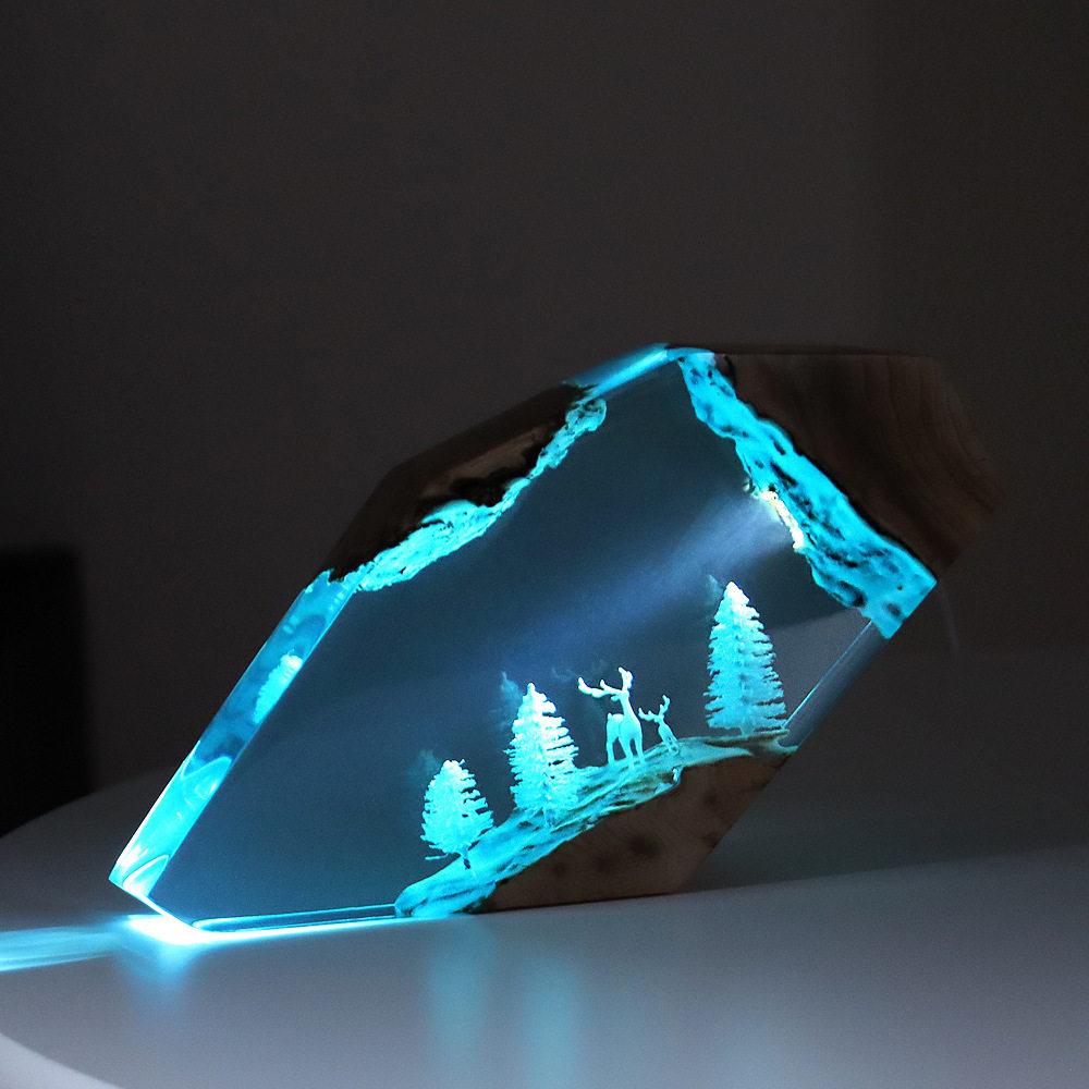 Arte de Mesa Fada da Floresta  - Resin Art Home Decor avaliação e preço