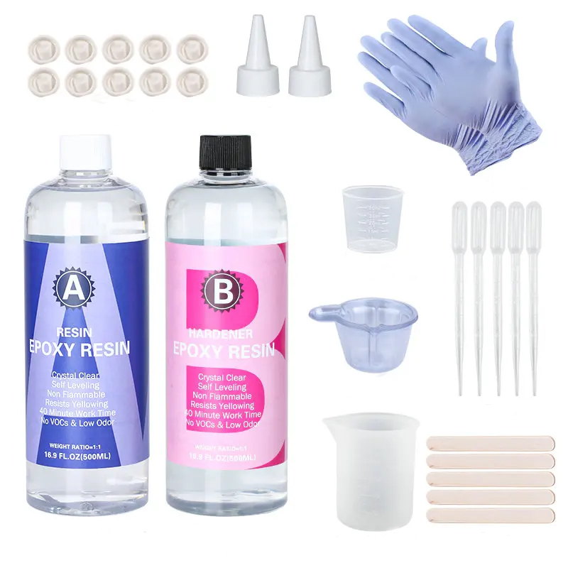 Fácil mix 1:1 resina de alto b - Resin Art Ratio avaliação e preço